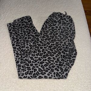Cherokee Gray and Black Animal Print Pants